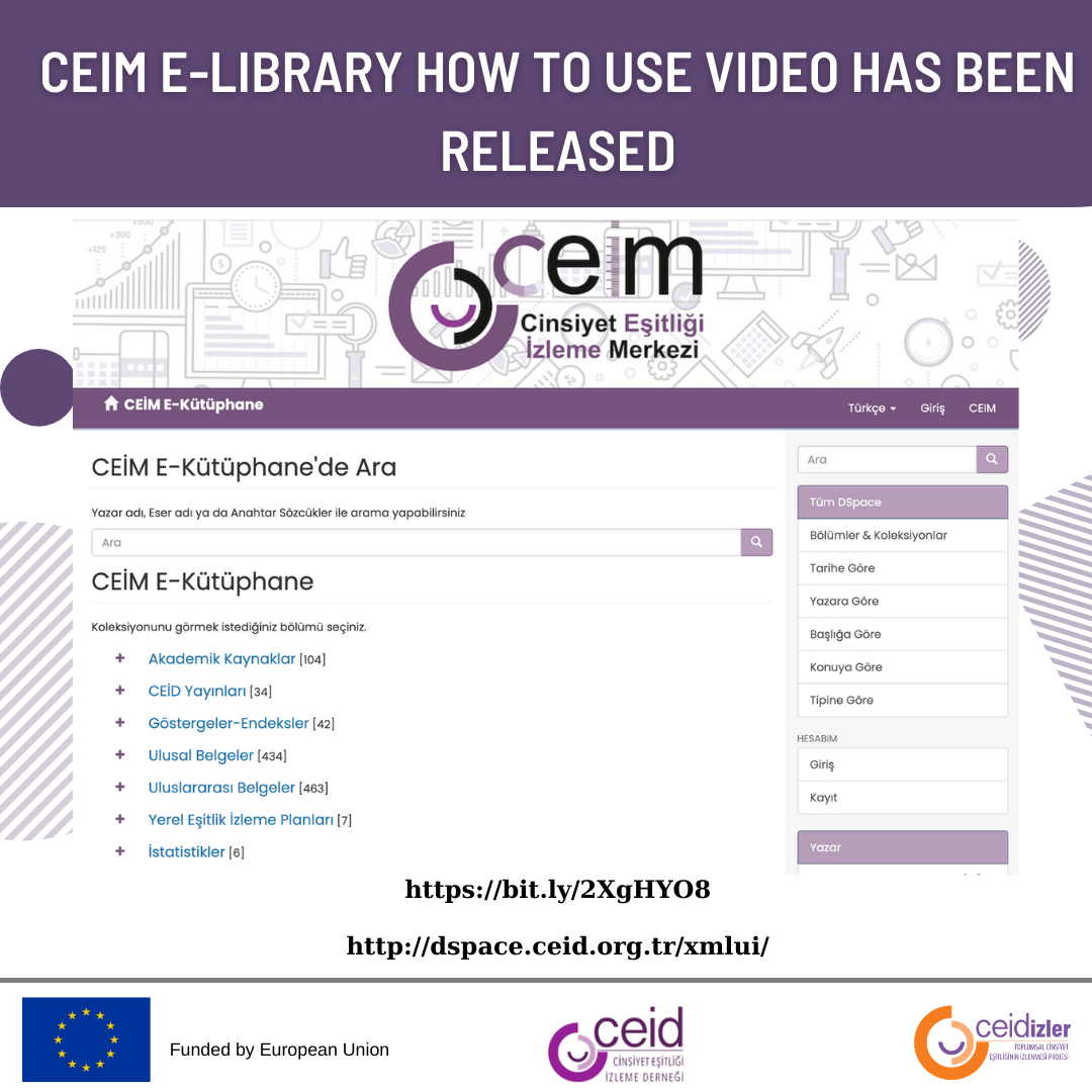 CEİM E-Library How to Use Video has been released