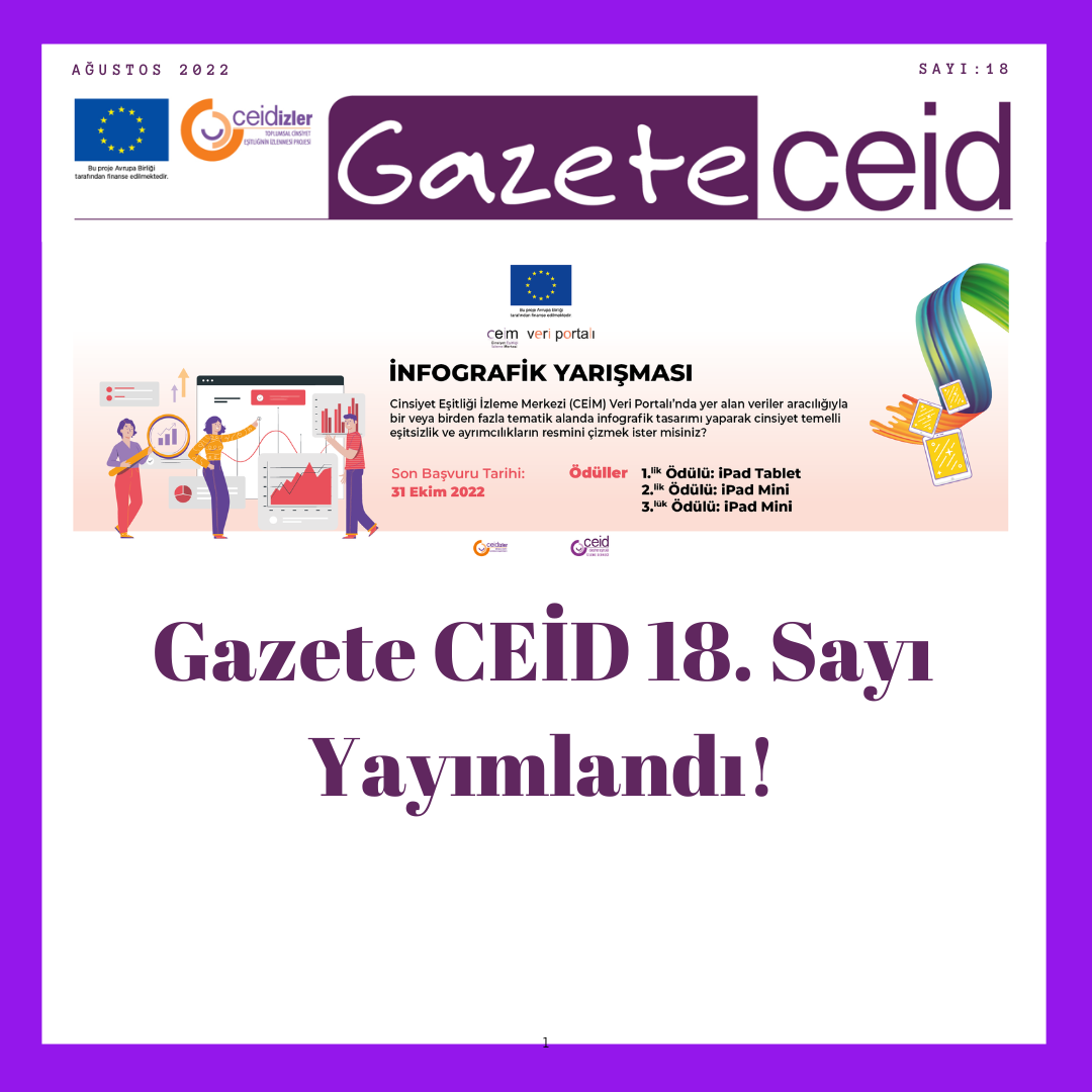 August Issue of Gazette CEİD published