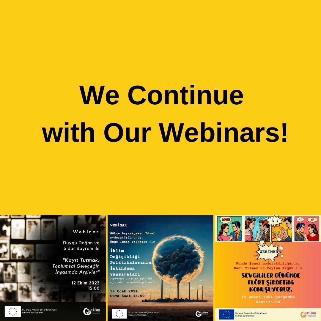 We Continue with Our Webinars!